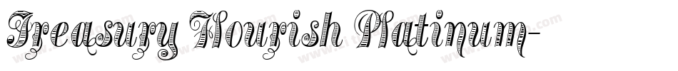 Treasury Flourish Platinum字体转换